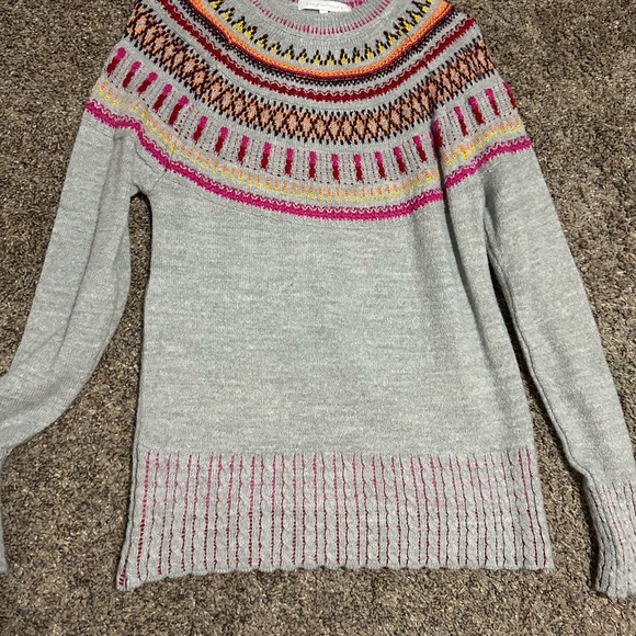 Colorful Patterned Women's Sweater - Picture 1 of 2